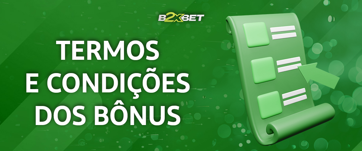 Termos e condições de utilização dos bónus no site do casino online B2xBet 